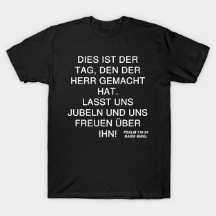 psalm 118 24 basis bibel T-Shirt